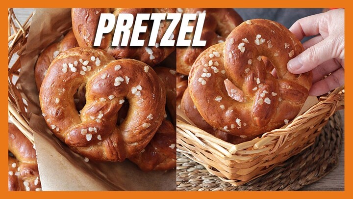 เพรทเซล  กรอบนอกนิดๆ ข้างในเหนียว นุ่ม | Soft Pretzel   Auntie Annie's