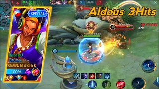 3 HITS ALDOUS  | TOP GLOBAL/PHILIPPINES BRUNO | - MLBB MASTER BODAK