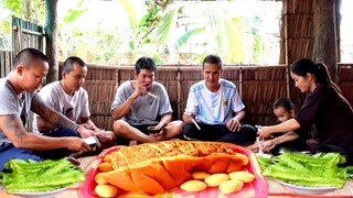 Thịt heo kho tàu to cỡ này chắc cả xóm ăn mới hết | ATCL T238