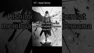 Penulis Naruto tidak berniat membuat Sasuke? #shorts