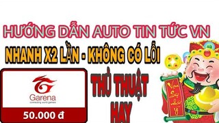 Hướng dẫn kiếm thẻ garena mỗi ngày nhờ cách auto nhanh x2 lần không lỗi