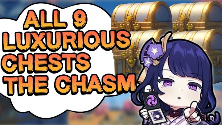 All Luxurious Chest Location In The Chasm | Genshin Impact 2.6