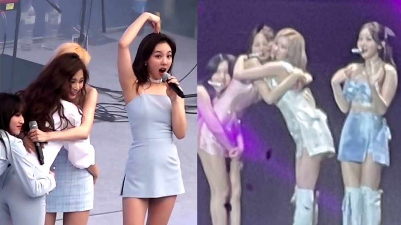 Heart Shaker Sana Hugged Tzuyu Instead Of Nayeon During Twice Concert In La 22 Bilibili