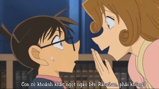 Shinichi bị mẹ phát hiện cảnh LOVE Scene với Ran