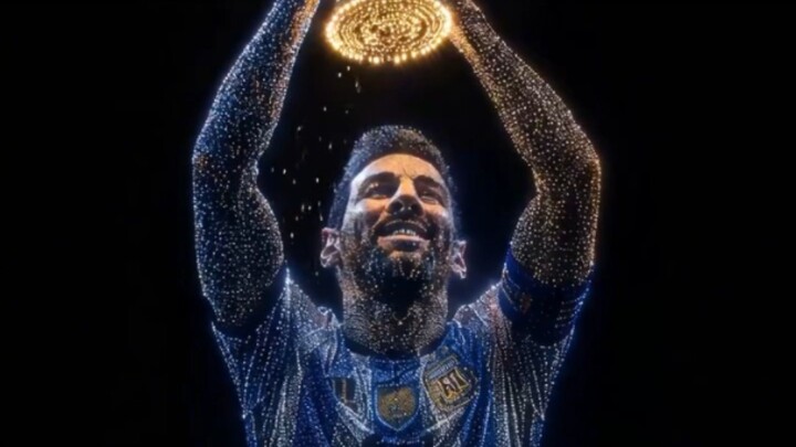Messi with Old Cup..