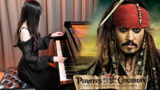 加勒比海盗主题曲「He's a Pirate」重低音磅礡钢琴版！强尼戴普 | Pirates of the Caribbean | Ru's Piano