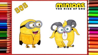 How to Draw Minion Bob | Minions 2 | The Rise Of Gru