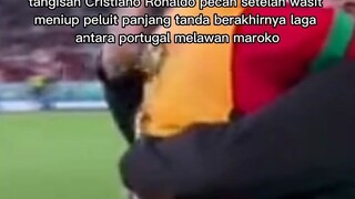 momen ronaldo menangis di piala dunia 2022