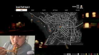 ASMR EATING Vietnamese Spring Rolls + GRAND THEFT AUTO 5 GAMEPLAY · RANDOM STEAL