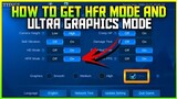 HOW TO GET HFR MODE & ULTRA GRAPHICS MODE (New Update) - Mobile legends Bang Bang