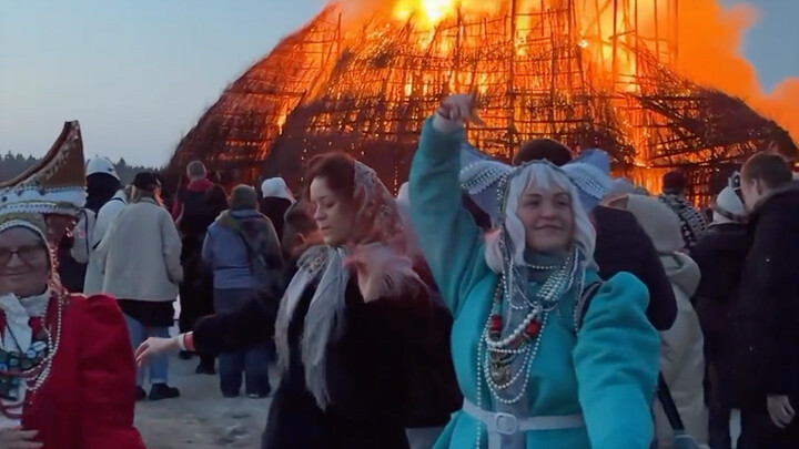 In Russia, we celebrated a major, grand festival rooted in ancient pagan traditions: Maslenitsa, the