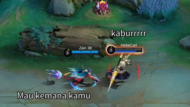 Helcurt ngejar zilong ampe lelah kwkwk