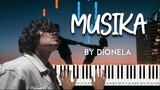 Musika by Dionela piano cover + sheet music & lyrics