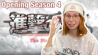 ATTACK ON TITAN | FINALE SEASON 4  OPENING 6 THEME REACTION + DISCUSSION
