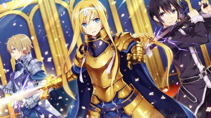 Kenangan singkat tentang Kirito, Alice, dan Eugeo