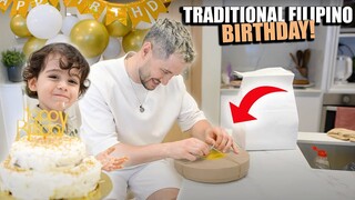 My FIRST Filipino Birthday! (Traditional Celebration SURPRISE)