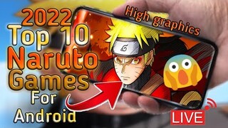 Top 10 Naruto Games With High Graphics For Android 😱