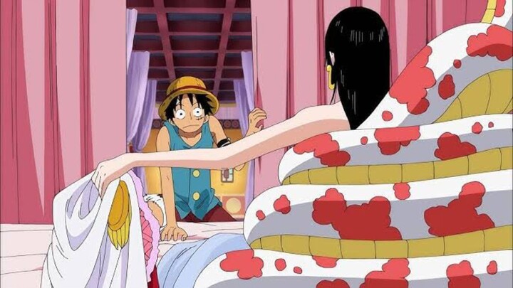 SCENE LUFFY MELIHAT TUBUH BOA HANCOOCK