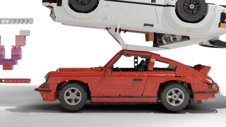 Comparing CaDA with Lego's retro 911, what else do we see?