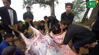 ẨM THỰC VIỆT NAM | KHÂU CHUẨN BỊ CHO LỄ HỘI KHÔ GIÀ GIÀ Y TÝ ( LỄ HỘI CẦU MÙA CỦA NGƯỜI HÀ NHÌ )