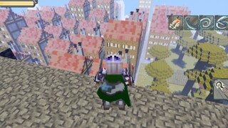 [ Minecraft × Attack on Titan ] 3D Maneuvering Device - Wings of Freedom Soaring in the Sky