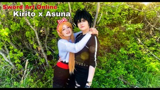 [Cosplay Outing] Sword Art Online | Kirito x Asuna | Waterton National Park