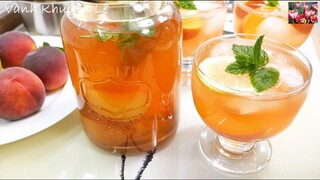 TRÀ ĐÀO thơm ngon bổ rẻ - Cách Nấu TRÀ TRÁI CÂY ICETEA mát lạnh giải Nhiệt mùa Hè by Vanh Khuyen