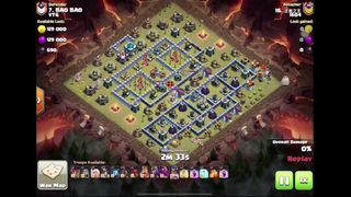 TH12 ĐÁNH NÁT TH13 MAX CẤP ĐỘ - COMBO DỊ TRUNG QUỐC MỚI NGHĨ RA Clash of clans - Trận 3 #game