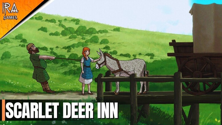 Scarlet Deer Inn é um jogo de plataforma onde os sprites dos personagens são feitos de bordados