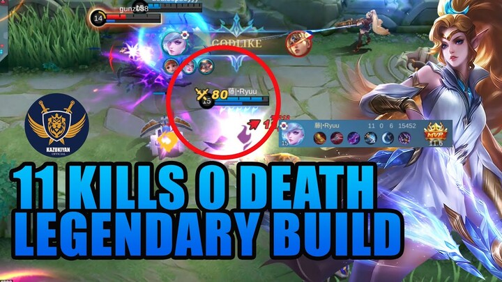 Legendary Miya Top Build Build 11 Kills - MLBB #miyamlbb