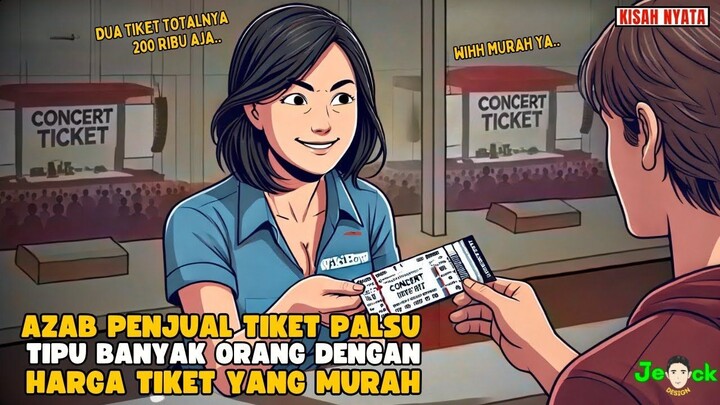 AZAB PENJUAL TIKET PALSU ,TIPU BANYAK ORANG DENGAN HARGA TIKET MURAH  SINETR