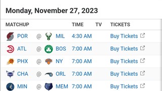 NBA Picks l November 27, 2023 l Philippine Time | Pinoy Silent Picks