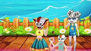 Come swim with Xiao Qiao