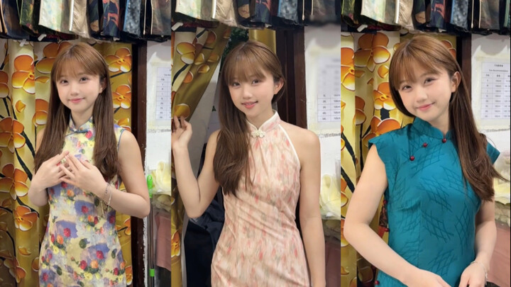 I scored three digits for this Suzhou-style Chinese updo hairstyle💈 Help me decide which one looks b