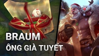 Hiệu Ứng Skin Braum Ông Già Tuyết | Liên Minh Huyền Thoại | Yugi Gaming