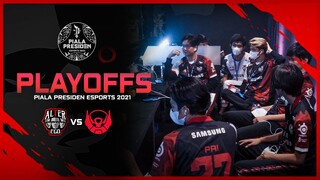 MIC CHECK ALTER EGO VS BTR | PLAYOFFS PIALA PRESIDEN ESPORTS 2021 - BALI
