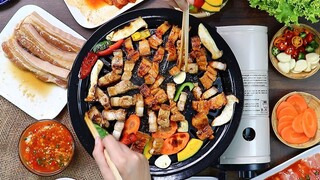 หมูย่างเกาหลีกิมจิ EasyCooking