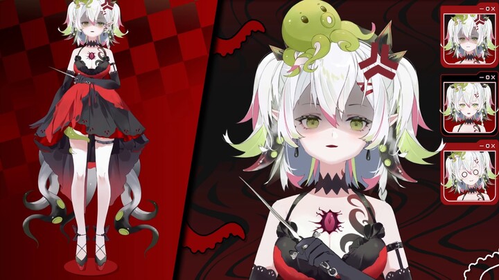 [Màn hình mô hình Live2D] Đó là một con bạch tuộc...nó có thể ăn thịt người~⭐