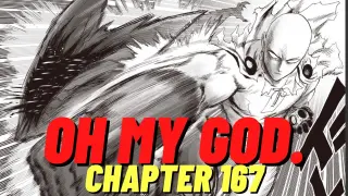 GAROU GETS DESTROYED! BATTLE IN SPACE | One Punch Man Chapter 167