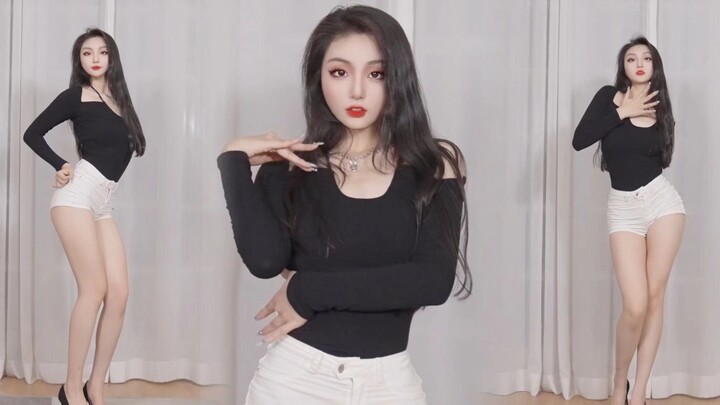 [Spicy Pen Xiaoyuan] To be bright and generous sexy ~ Beautiful long legs and HyunA lip hip dance! !