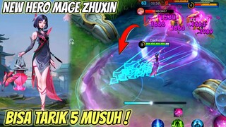 NEW HERO MAGE ZHUXIN MOBILE LEGENDS! SAINGAN FRANCO & ATLAS BISA TARIK SEMUA MUSUH, TERLALU OP 😱