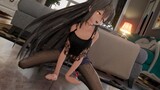 [MMD·3D] HAKU's enticing dance at home-black long hair