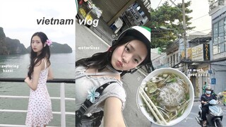 VIETNAM VLOG: exploring hanoi, eating too much, kayaking in caves, ha long bay cruise, night markets