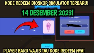 KODE REDEEM GAME BIOSKOP SIMULATOR TERBARU || REDEEM CODE GAME BIOSKOP SIMULATOR