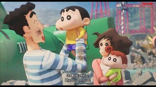 New Dimension! Crayon Shinchan the movie: Battle of Supernatural Powers Flying Sushi (2023) Sub Indo