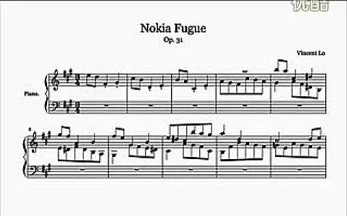 Nokia fugue-诺基亚铃声赋格(这强过头了吧？)