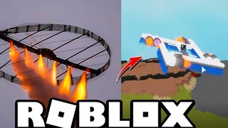 ทำบั้งไฟตะไล บินขึ้นมั้ยไปดูกันในโหมดสร้างเครื่องบิน │Roblox