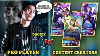 DOGGIE VS SSQ TEAM🔥(5MAN) | UUBUSIN DAW NI DOGGIE CONTENT CREATORS - MLBB