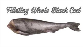 Come Sfilettare Intero di Black Cod?
