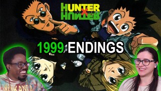 HUNTER X HUNTER (1999) ALL ENDINGS (1-6) REACTION | Anime ED Reaction